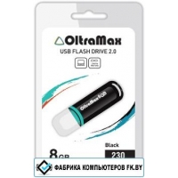 USB Flash Oltramax 230 8GB (черный) [OM-8GB-230-Black]