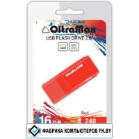 USB Flash Oltramax 240 16GB (красный) [OM-16GB-240-Red]