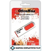 USB Flash Oltramax 250 4GB (красный) [OM-4GB-250-Red]