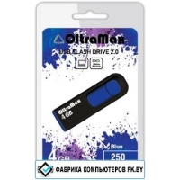 USB Flash Oltramax 250 4GB (синий) [OM-4GB-250-Blue]