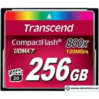 Карта памяти Transcend 800x CompactFlash Premium 256GB (TS256GCF800)