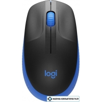 Мышь Logitech M190 (черный/синий)