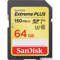 Карта памяти SanDisk Extreme PLUS SDSDXW6-064G-GNCIN SDXC 64GB