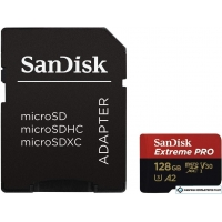 Карта памяти SanDisk Extreme PRO SDSQXCY-128G-GN6MA microSDXC 128GB (с адаптером)