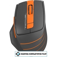 Мышь A4Tech Fstyler FG30 (черный/оранжевый)