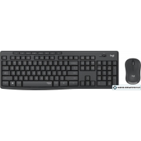 Клавиатура + мышь Logitech MK295 Silent (черный)