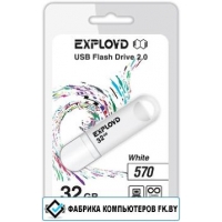USB Flash Exployd 570 32GB (белый) [EX-32GB-570-White]
