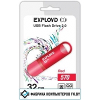 USB Flash Exployd 570 32GB (красный) [EX-32GB-570-Red]