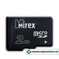 Карта памяти Mirex microSD (Class 4) 2GB (13612-MCROSD02)