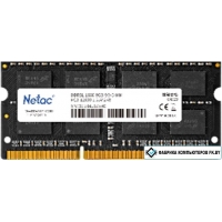 Оперативная память Netac Basic 4GB DDR3 SODIMM PC3-12800 NTBSD3N16SP-04