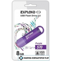 USB Flash Exployd 570 8GB (фиолетовый)