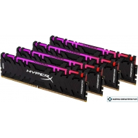Оперативная память HyperX Predator RGB 4x16GB DDR4 PC4-28800 HX436C17PB3AK4/64