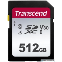 Карта памяти Transcend SDXC 300S 512GB