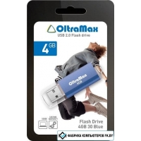 USB Flash Oltramax 30 4GB (синий)