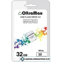 USB Flash Oltramax 50 32GB (белый)