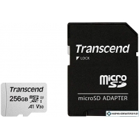 Карта памяти Transcend microSDXC 300S 256GB (с адаптером)