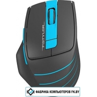 Мышь A4Tech Fstyler FG30S (черный/голубой)