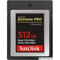 Карта памяти SanDisk Extreme Pro CFexpress Type B SDCFE-512G-GN4NN 512GB Карта памяти SanDisk Extreme Pro CFexpress Type B SDCFE-512G-GN4NN 512GB