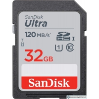 Карта памяти SanDisk Ultra SDHC SDSDUN4-032G-GN6IN 32GB