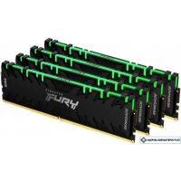 Оперативная память Kingston FURY Renegade RGB 4x16GB DDR4 PC4-25600 KF432C16RB1AK4/64