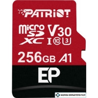 Карта памяти Patriot microSDXC EP Series PEF256GEP31MCX 256GB (с адаптером)