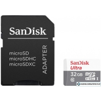 Карта памяти SanDisk Ultra microSDHC SDSQUNR-032G-GN3MA 32GB (с адаптером)