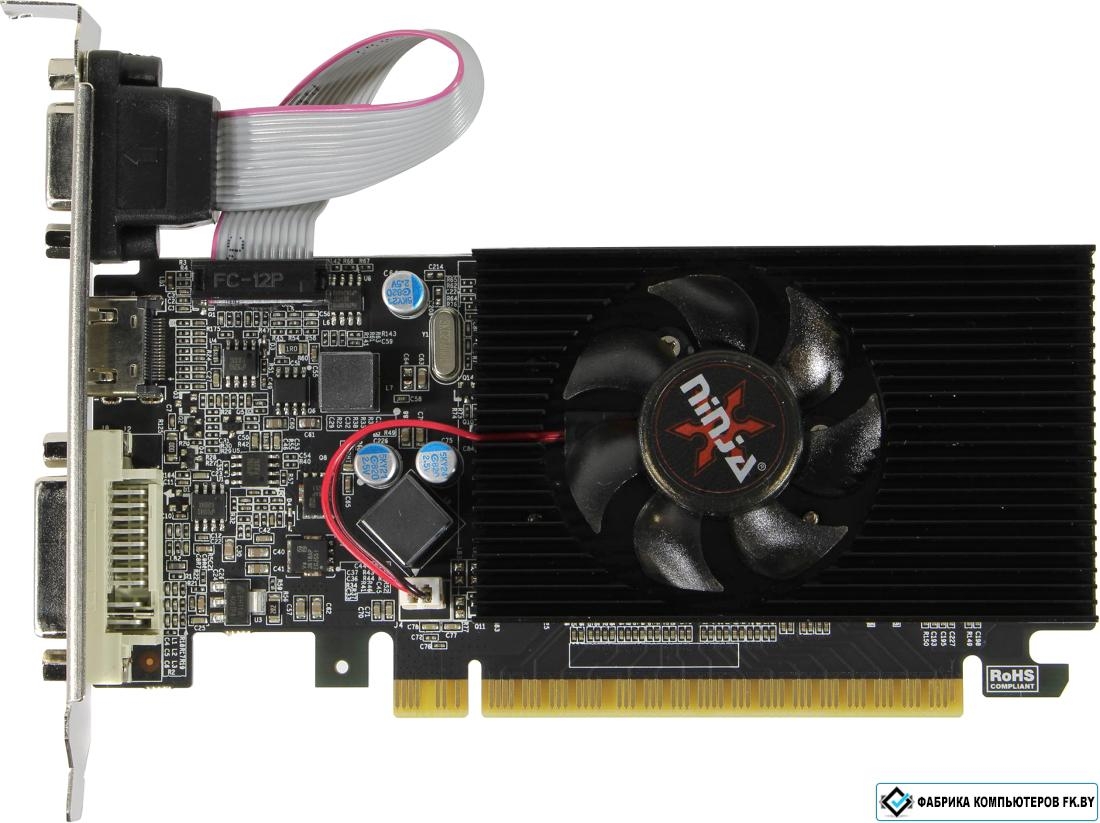 Видеокарта Sinotex Ninja GeForce GT 610 1GB GDDR3 NK61NP013F. Купить в  Минске. Игровая Видеокарта Sinotex Ninja GeForce GT 610 1GB GDDR3 NK61NP013F