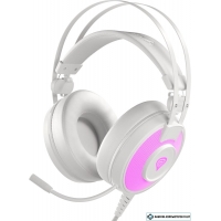 Наушники Genesis Neon 600 RGB (белый)