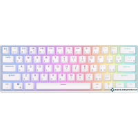 Клавиатура Royal Kludge RK61 RGB (белый, RK Red)