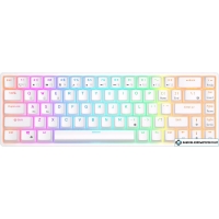 Клавиатура Royal Kludge RKG68 RGB (белый, RK Red)