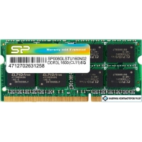 Оперативная память Silicon-Power 8GB DDR3 SO-DIMM PC3-12800 SP008GLSTU160N02