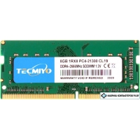 Оперативная память Tecmiyo 8ГБ DDR4 SODIMM 2666 МГц 8G1RPC4-21300S-G0