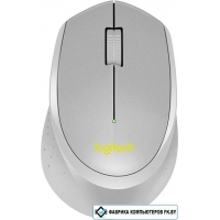 Мышь Logitech M330 Silent Plus (серый/желтый)