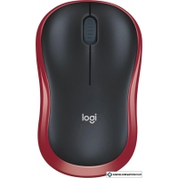 Мышь Logitech M186 (черный/красный)