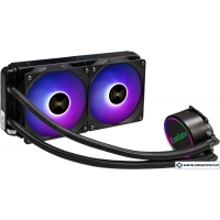 Жидкостное охлаждение для процессора ExeGate BlackWater-240V2.PWM.RGB EX293457RUS