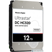 Жесткий диск WD Ultrastar DC HC520 512e ISE 12TB HUH721212ALE600