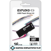 USB Flash Exployd 580 16GB (черный) [EX-16GB-580-Black]
