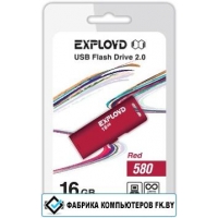 USB Flash Exployd 580 16GB (красный) [EX-16GB-580-Red]