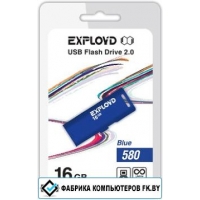 USB Flash Exployd 580 16GB (синий) [EX-16GB-580-Blue]