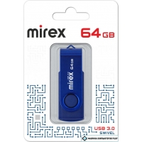 USB Flash Mirex Color Blade Swivel 3.0 64GB 13600-FM3BSL64