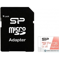Карта памяти Silicon-Power Superior A1 microSDXC SP128GBSTXDV3V20SP 128GB Карта памяти Silicon-Power Superior A1 microSDXC SP128GBSTXDV3V20SP 128GB