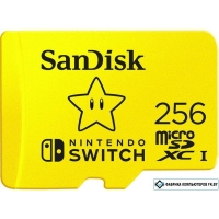 Карта памяти SanDisk For Nintendo Switch microSDXC SDSQXAO-256G-GN3ZN 256GB