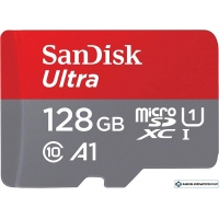 Карта памяти SanDisk Ultra SDSQUAB-128G-GN6MN microSDXC 128GB