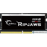 Оперативная память G.Skill Ripjaws 16ГБ DDR5 SODIMM 5200 МГц F5-5200S3838A16GX1-RS