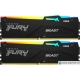 Оперативная память Kingston FURY Beast RGB 2x16ГБ DDR5 6000 МГц KF560C30BBAK2-32