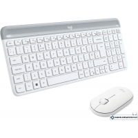 Офисный набор Logitech MK470 Slim Wireless Combo 920-009207 (белый)