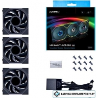 Набор вентиляторов Lian Li Uni Fan TL LCD 120 Triple Pack G99.12TLLCD3B.R0