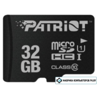 Карта памяти Patriot MicroSDHC LX Series PSF32GMDC10 32GB