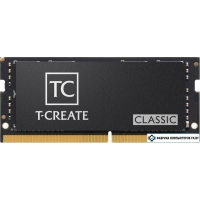 Оперативная память Team T-Create Classic SODIMM 16ГБ DDR4 3200 МГц TTCBD416G3200HC22-S01