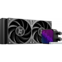 Жидкостное охлаждение для процессора ID-Cooling DX240 Max Black